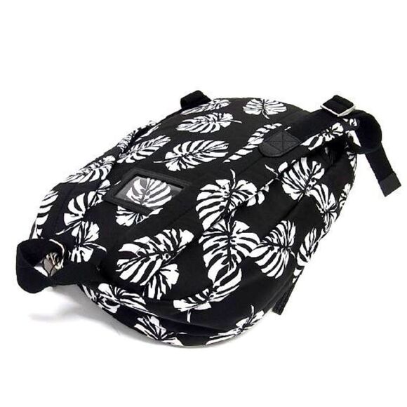 Dolce & Gabbana NEW Bambino Tropical Palm Leaf Print Nylon & Leather Backpack - Picture 4 of 12